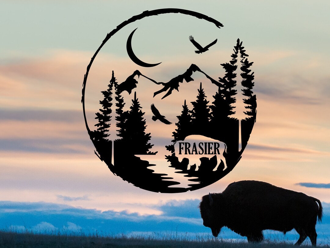 Buffalo Rv Sticker Personalized Buffalo Decal, Nature Decal, RV Decal, RV Slide-out Decal ...