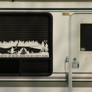 Scenic Lake Camper Decal, RV Decal, Camping Decal, Outdoors Decal ...