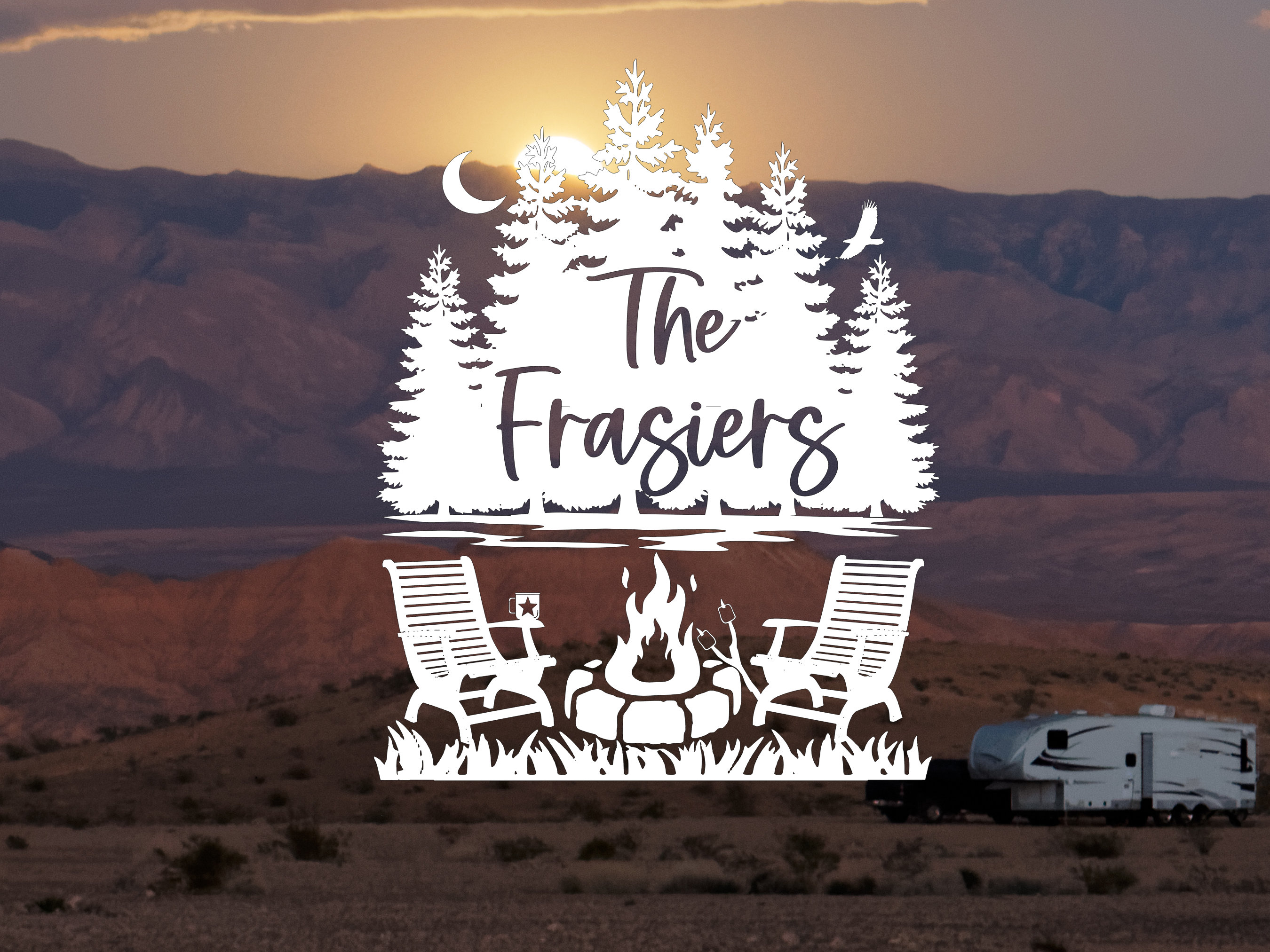 Personalized Camping Decal RV Slideout Decal Camper Decal Etsy