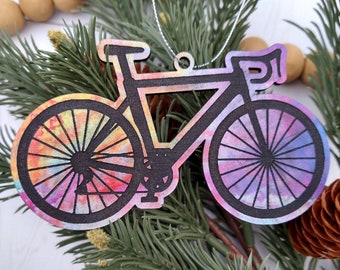 Bicycle Ornament, Bike Ornament, Christmas Ornament, Cycling Ornament, Car Mirror Charm, Gift for Cyclist, Bike Gift, Bicycle Gift