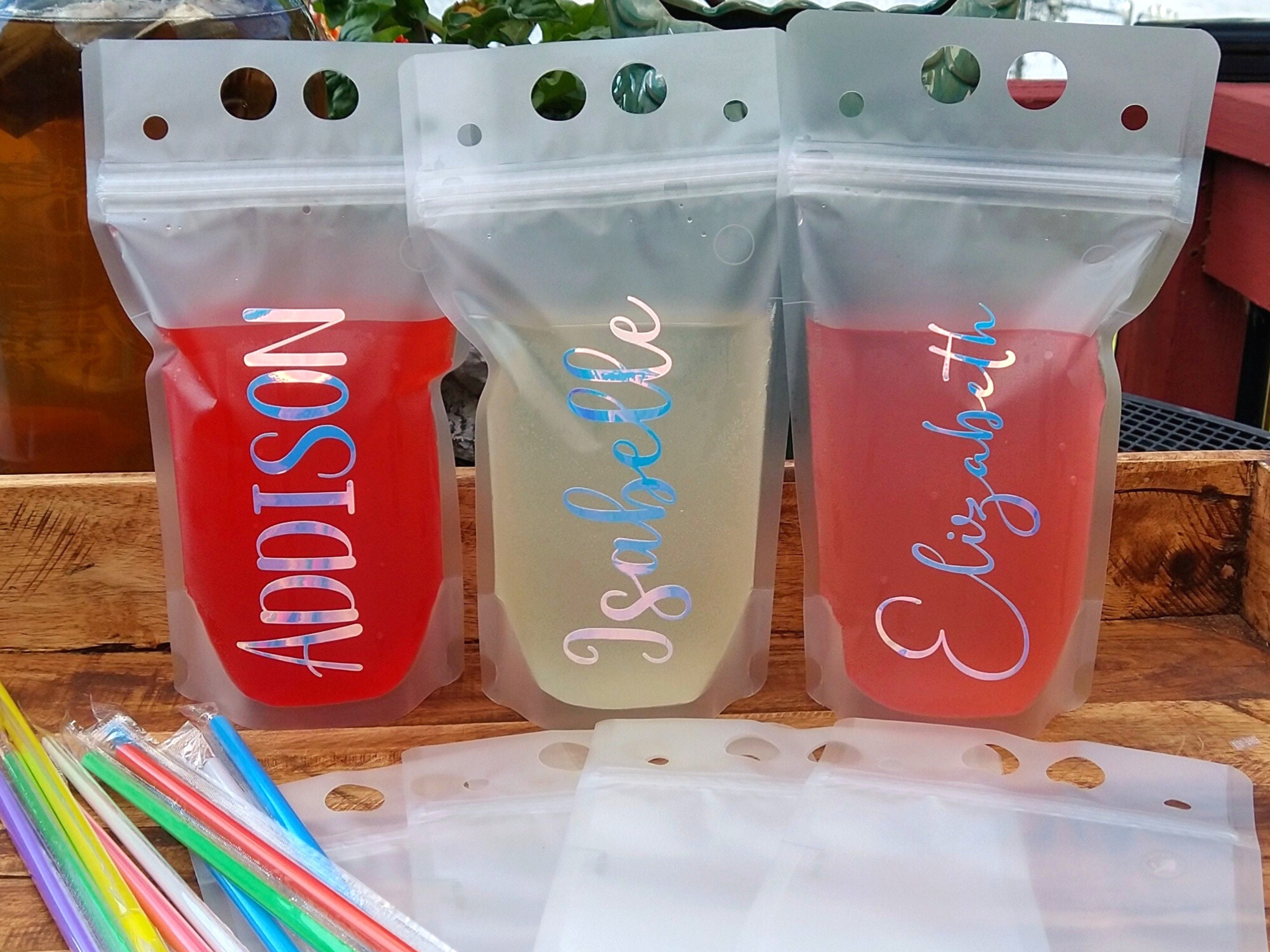 Name Party Drink Pouch – Hello Harper