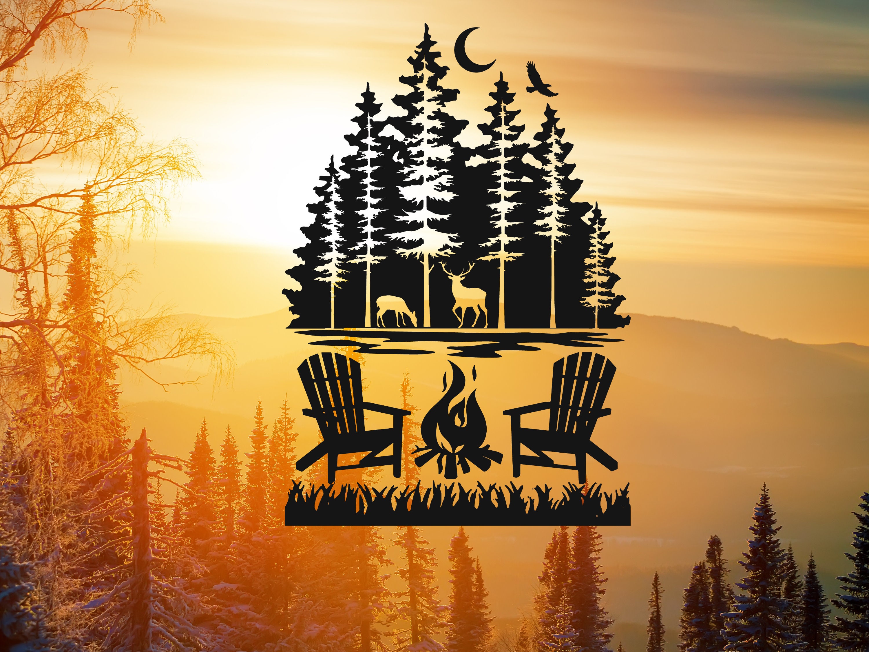 Camping Decal RV Slideout Decal Camper Decal Outdoors Etsy