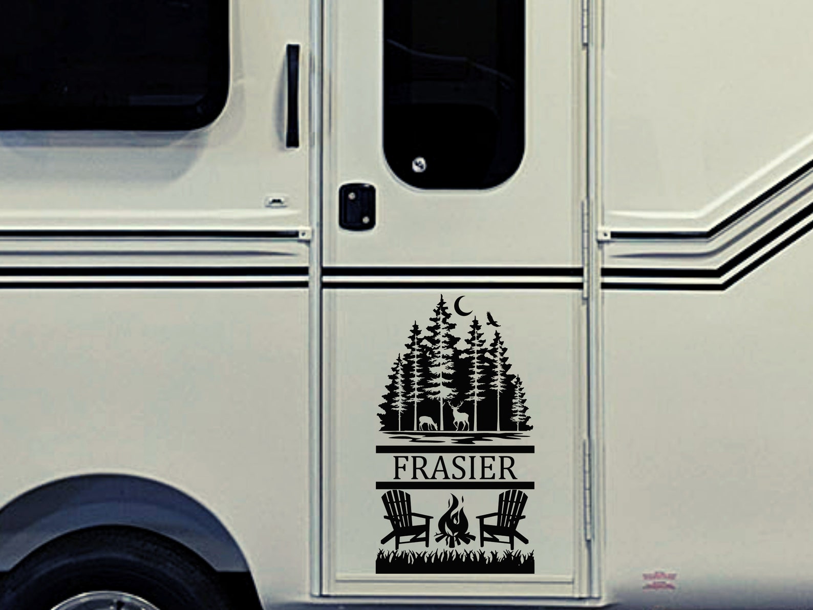 Personalized Camper Decal RV Window Decal RV Slideout Etsy