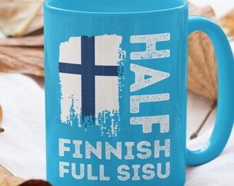 Half Finnish Full Sisu Print, Finnish Heritage (Digital Download)