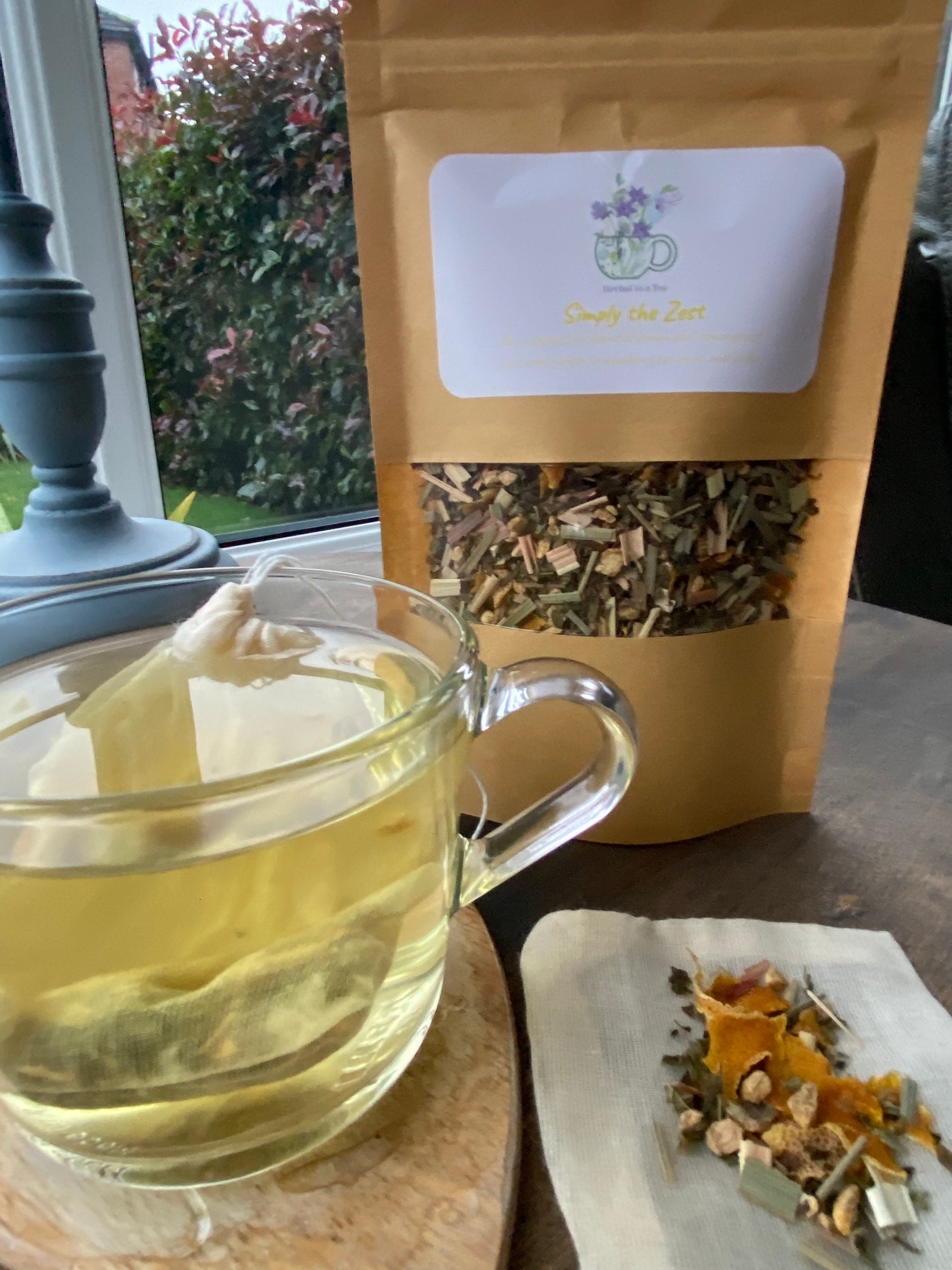 Lemon and Ginger Loose leaf herbal tea with or without Etsy