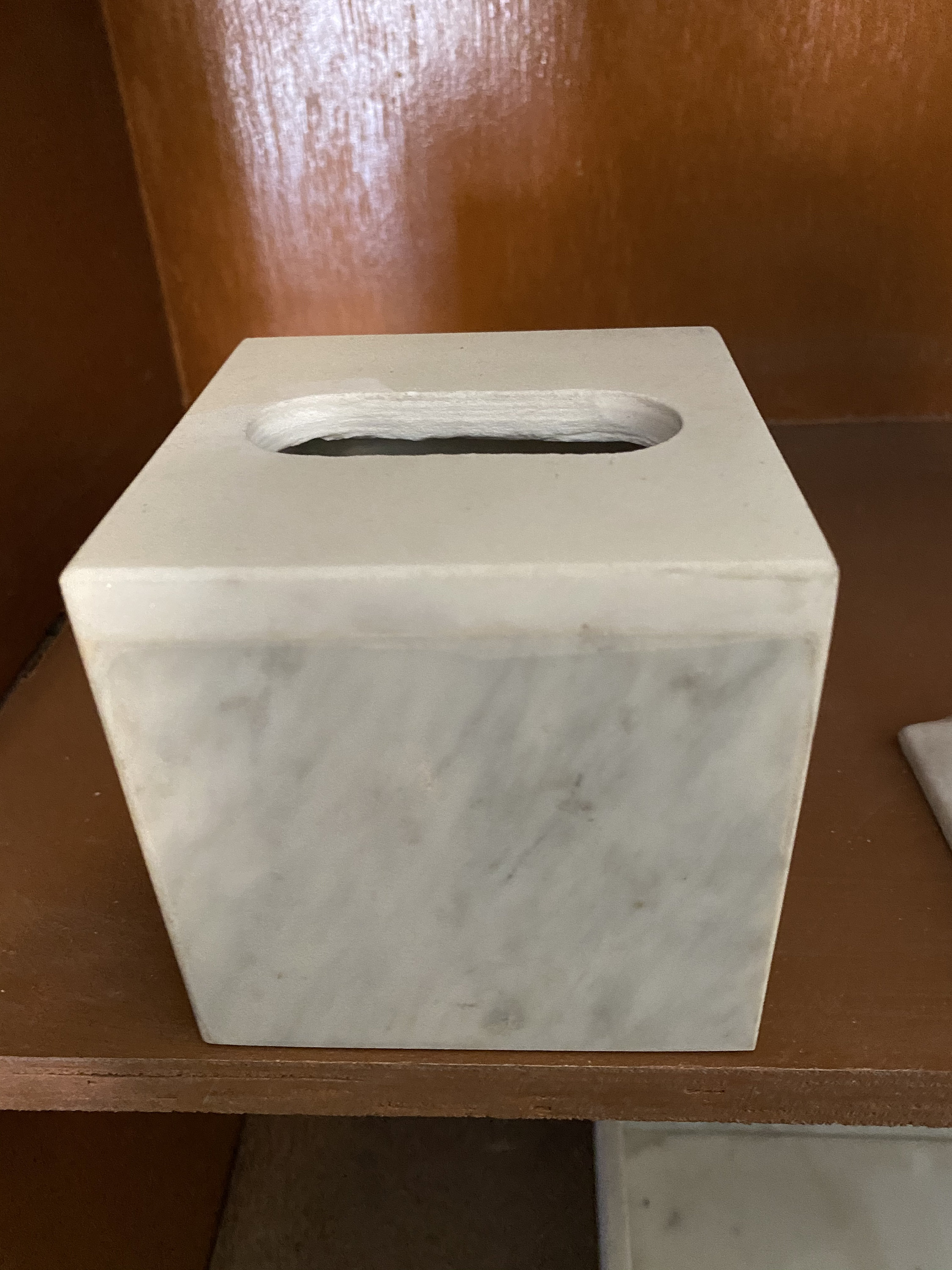 Taj White Marble Tissue Box Etsy