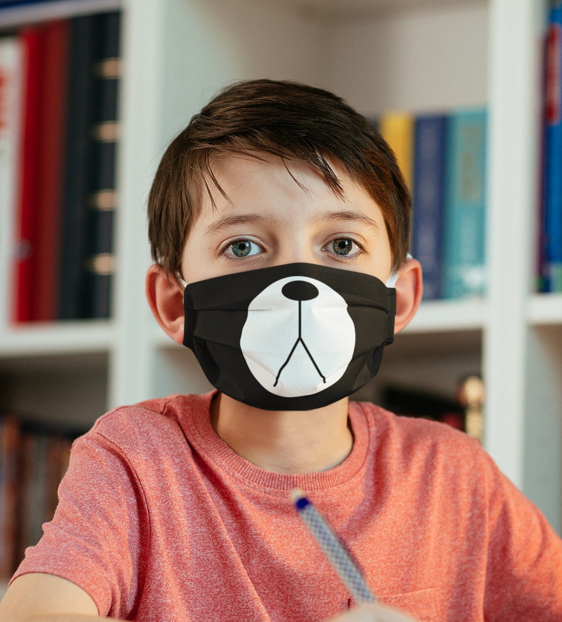 Roblox Inspired Bear Face Mask for Kids Sm/med Face Mask - Etsy