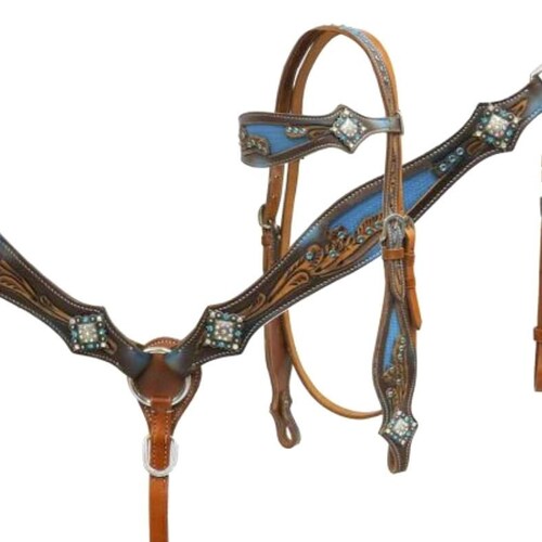 Bridle Breast Collar Headstall Tack Set Horse SALE Hand Etsy