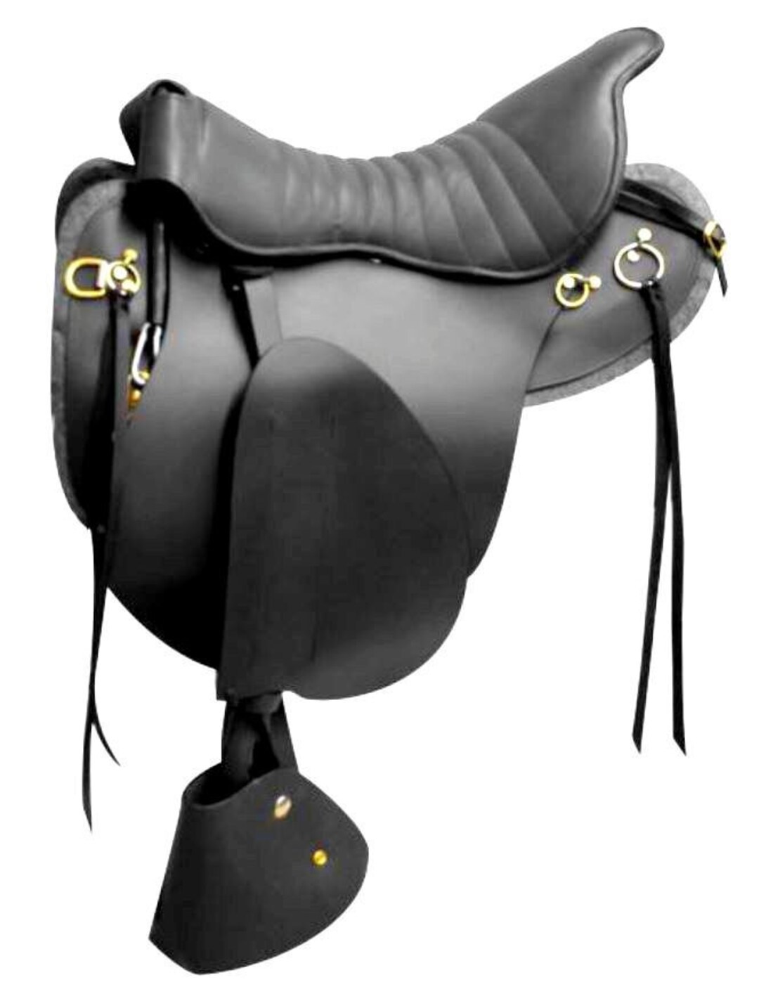 SALE 18 Trooper Saddle Leather Skirts, Fenders Jockeys Padded Leather