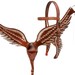 Bridle Breast Collar Headstall Tack Set Horse - Angel wing bridle set with crystals. Tack for your cowboy cowgirl!