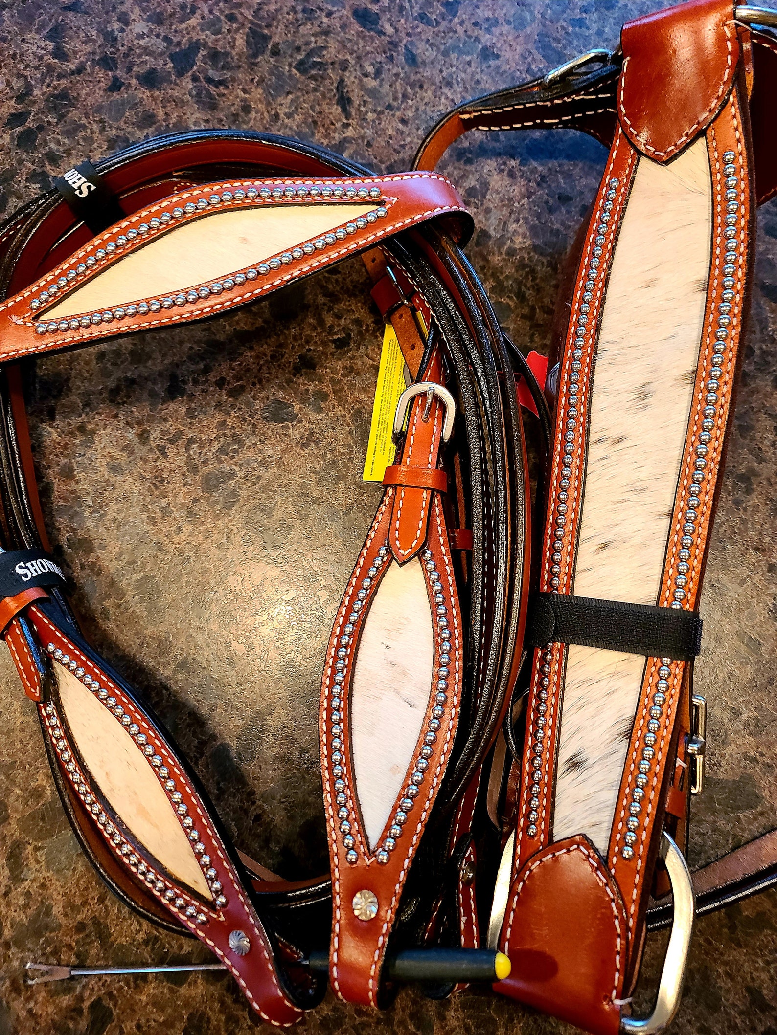 Bridle Breast Collar Headstall Tack Set Horse Cowhide & Etsy