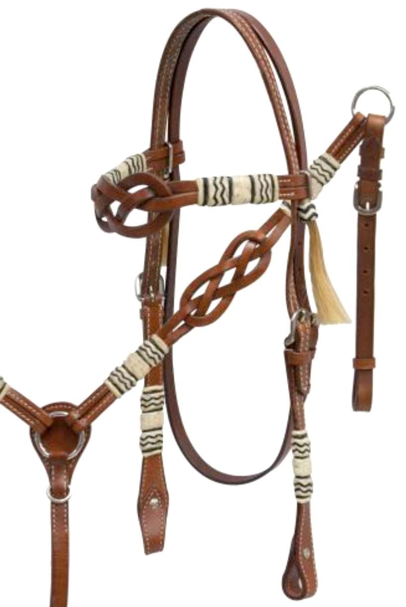 LV tack set scalloped design – The Gritty Spur