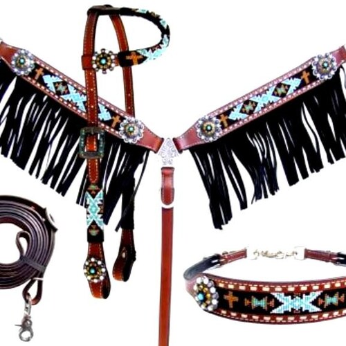 Bridle Breast Collar Headstall Tack Set Horse SALE Metallic Etsy
