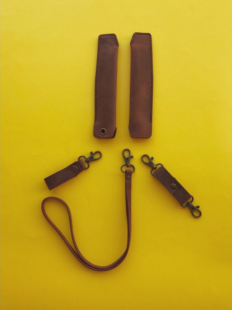 Personalized Leather Pen Case With Lanyard Pen Holder Etsy