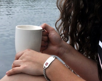 Engraved Medical Alert Bracelet – Stainless Steel ID, Free Wallet Card