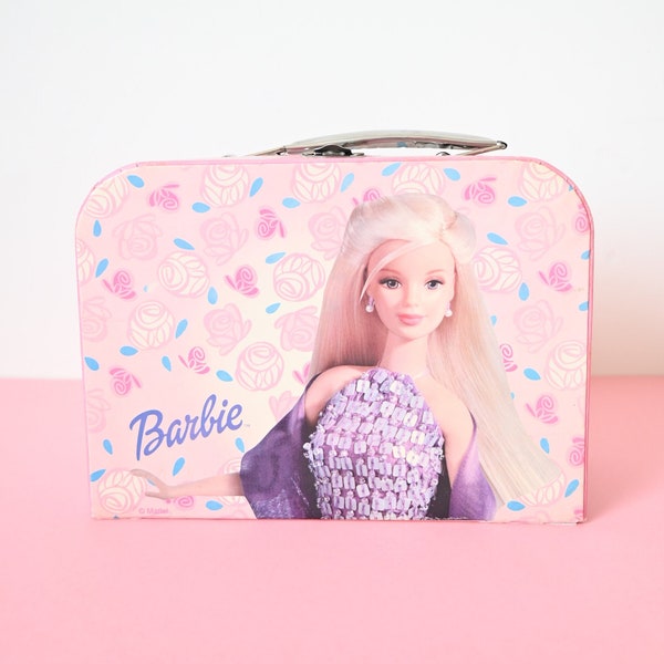 Cardboard box, Barbie cardboard suitcase, Mattel, 2000