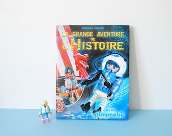 Book "The Great Adventure of History" illustrated by Playmobil - Casterman