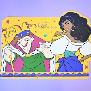 Table set - The hunchback of Notre Dame - Disney, vintage