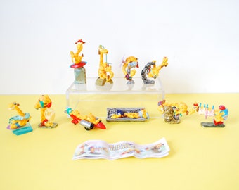 Figurines Kinder Surprise set COMPLET :  Les Super Girafes , 2000