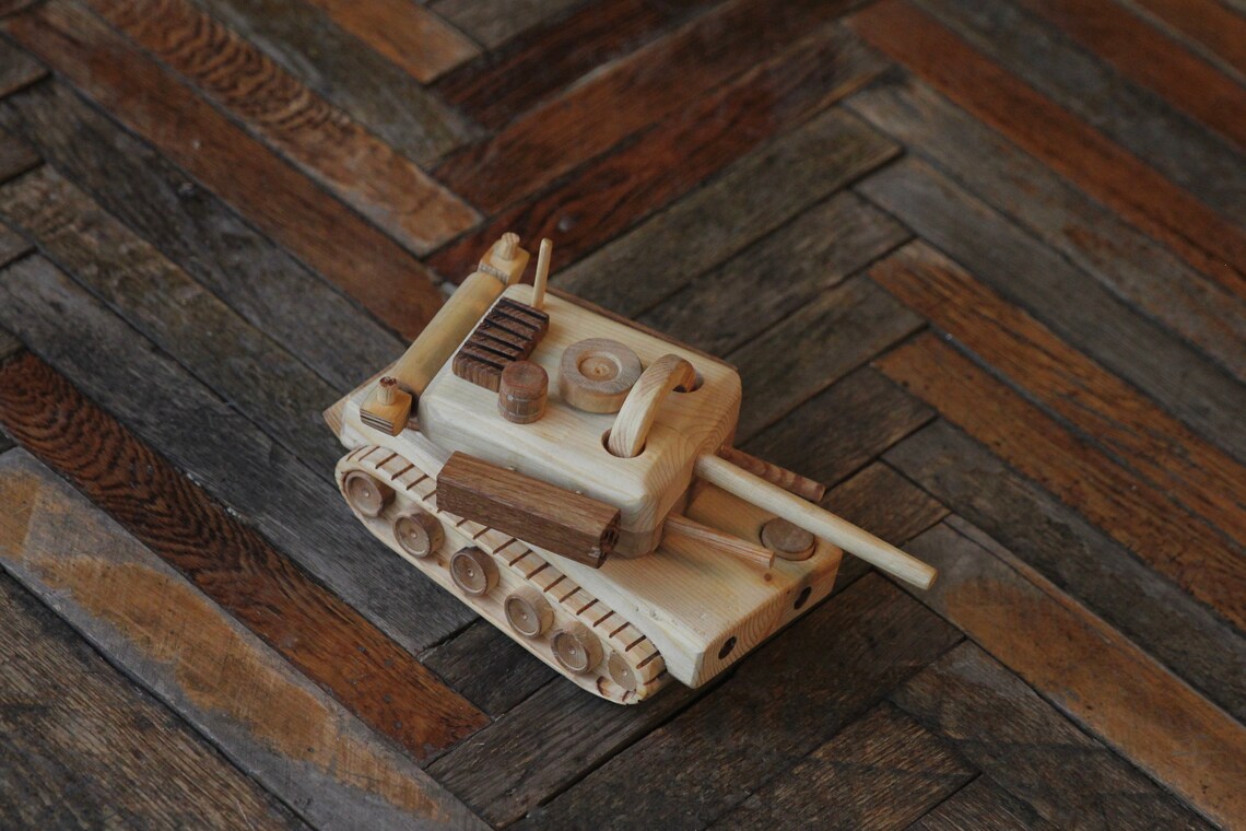 Handmade wooden TANK Wooden Toys Baby Gift Wood Toy TANK Etsy
