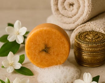 Champú Jazmín con Manteca de Cacao, Champú Sólido para Rastas Hidratante