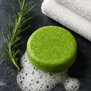 Rosemary Shampoo Bar: Herbal Hair Care (Plastic-Free, Travel Friendly)
