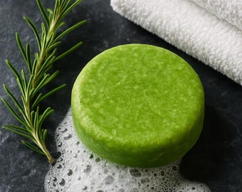 Rosemary Shampoo Bar: Herbal Hair Care (Plastic-Free, Travel Friendly)