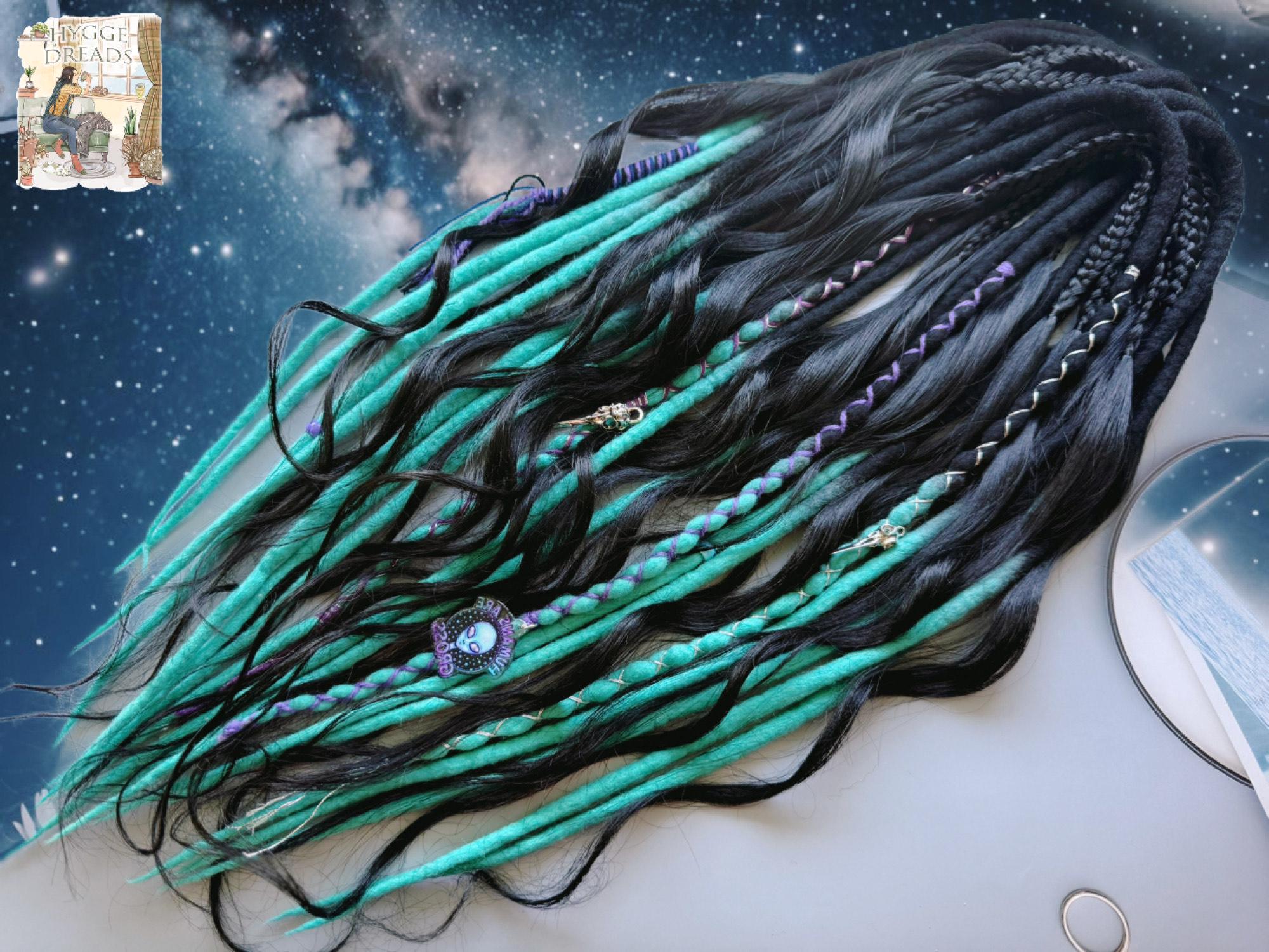 Green Cyber Dreads - Etsy display picture 1