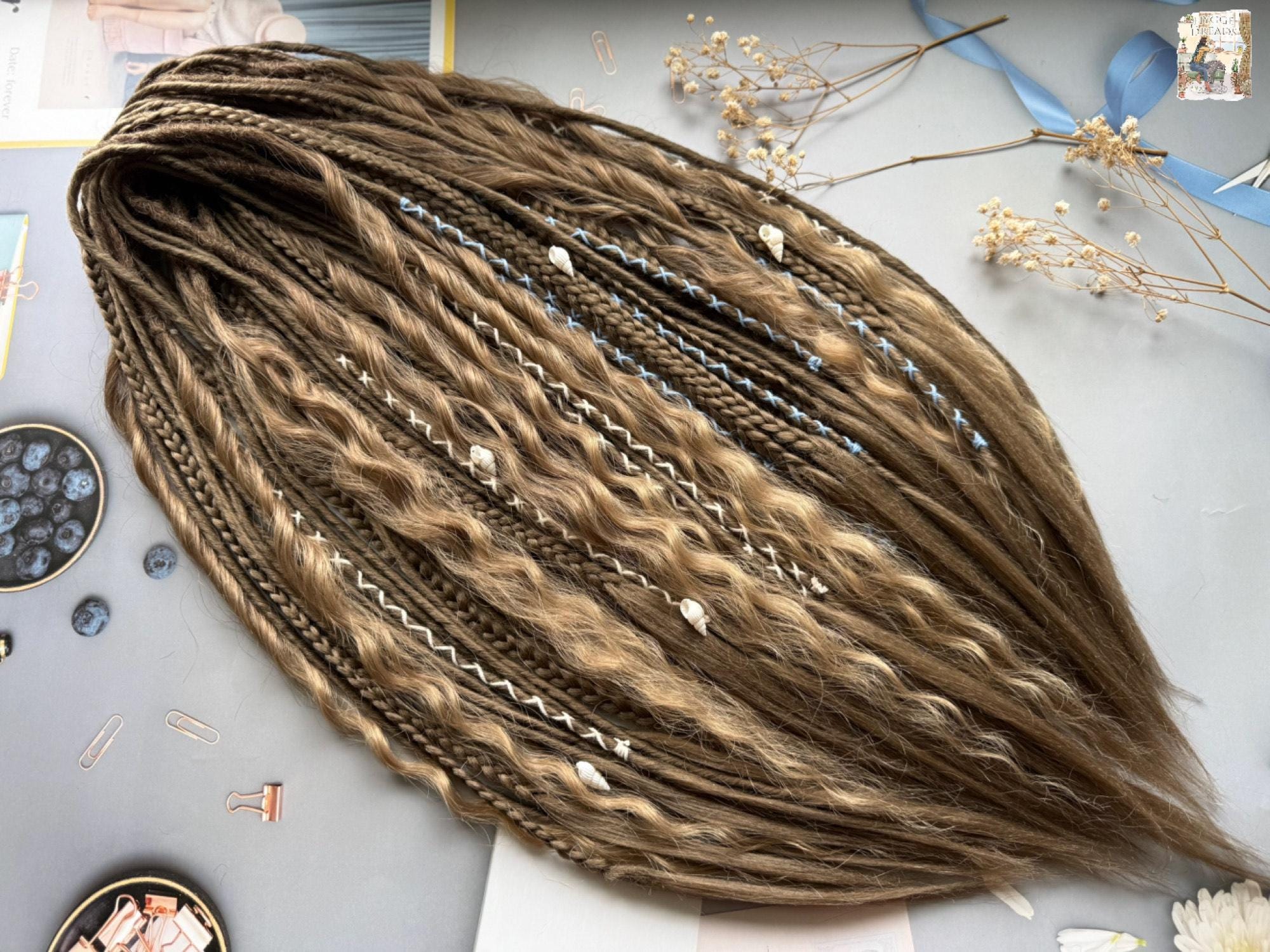 Ash Brown Dreads - Etsy