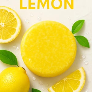 Lemon Tea Tree Shampoo Bar: Clarifying, Residue-Free Care