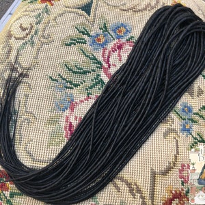 Rastas sintéticas finas 5 SE - 80 SE 5 de - 70 de cabello negro limpio Doble punta o Punta simple Juego de rastas falsas