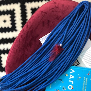 Sapphire Blue Wool Dreads: Merino Dreadlocks, DE or SE