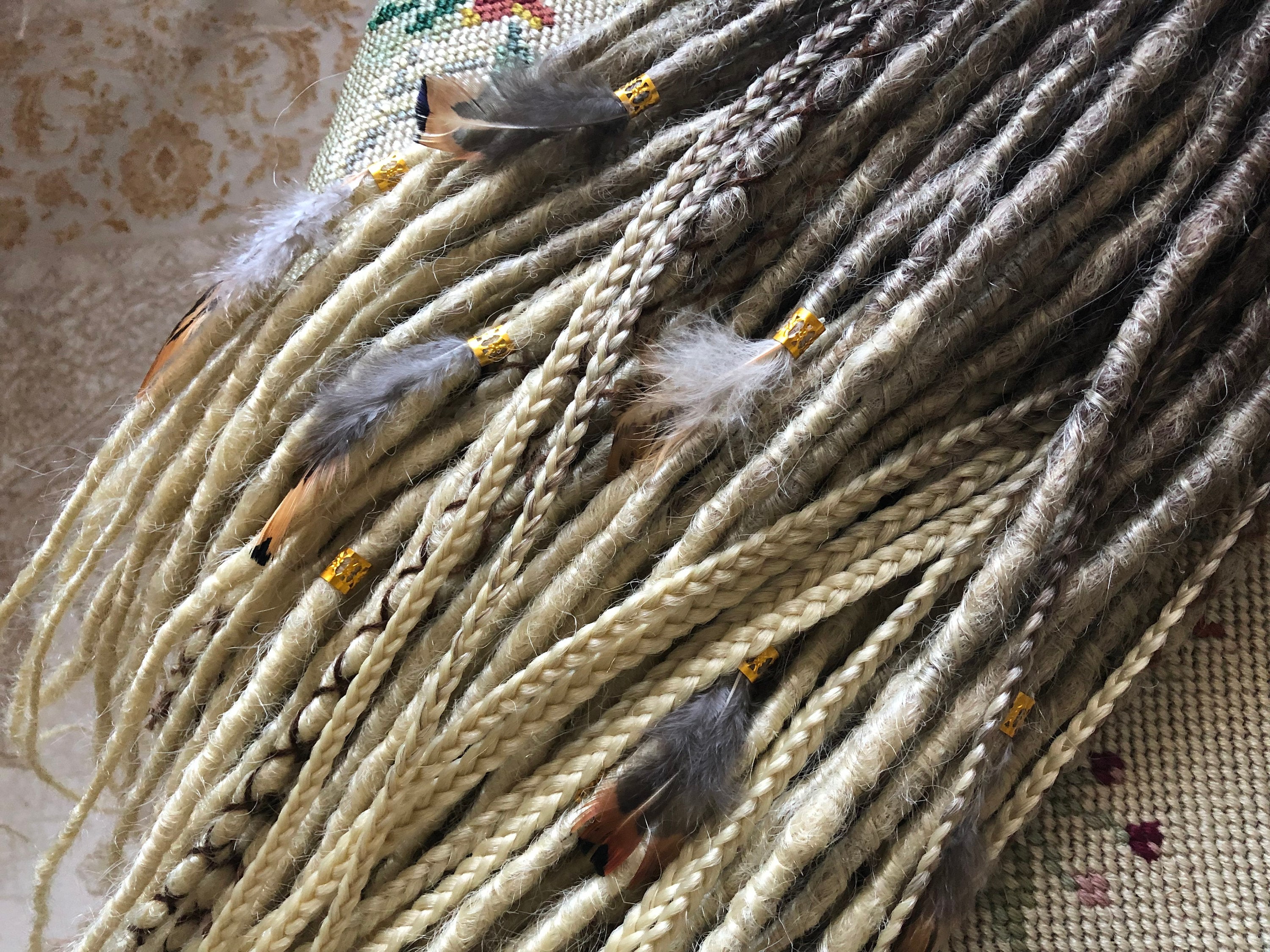 Natural Looking Dreads Ombre Brown on Light Blond Dreadlocks - Etsy