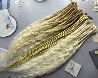 Boho Blonde Mix Dreadlocks Hair Extensions (Synthetic, 21-24in)