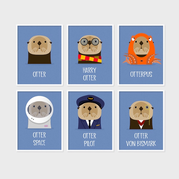 Otter Art Prints