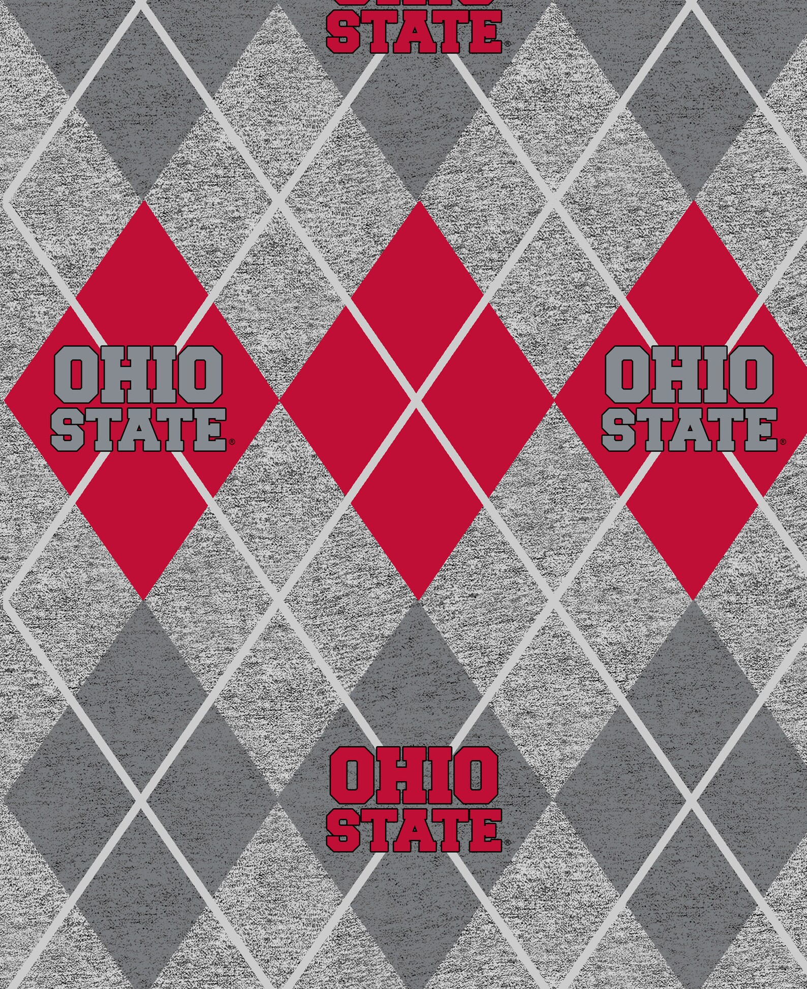 Ohio State University Fleece Fabric Sold by the YardOhio Etsy