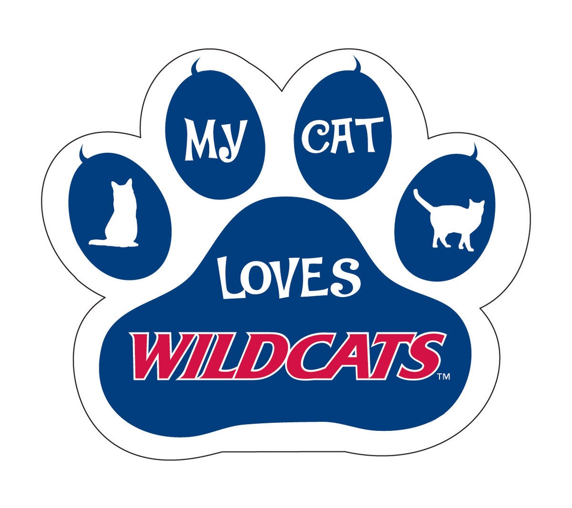 University of Arizona Cat Paw Decal-My Cat Loves Arizona | Etsy