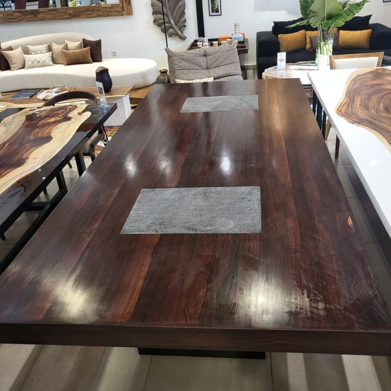Ebony wood table deals