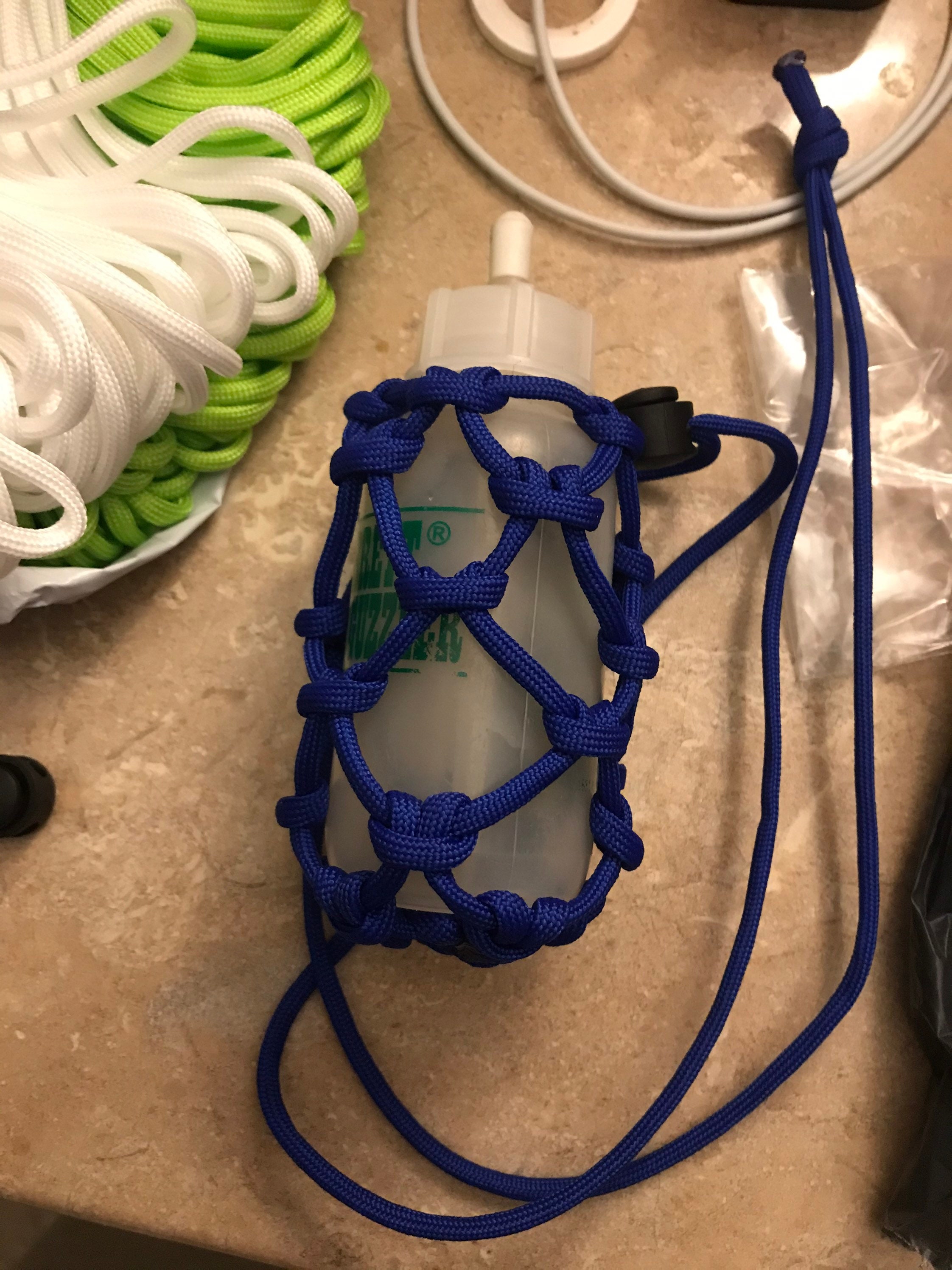 Gold prospecting snuffer bottle holder parachord lanyard Etsy