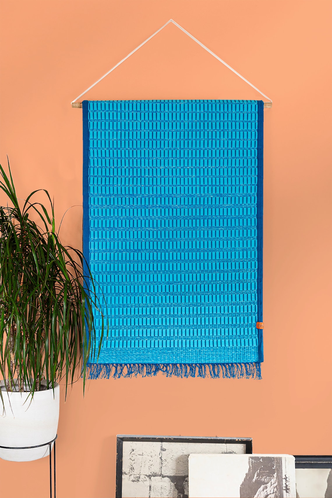 Bamboo Tapestry Hanger Etsy