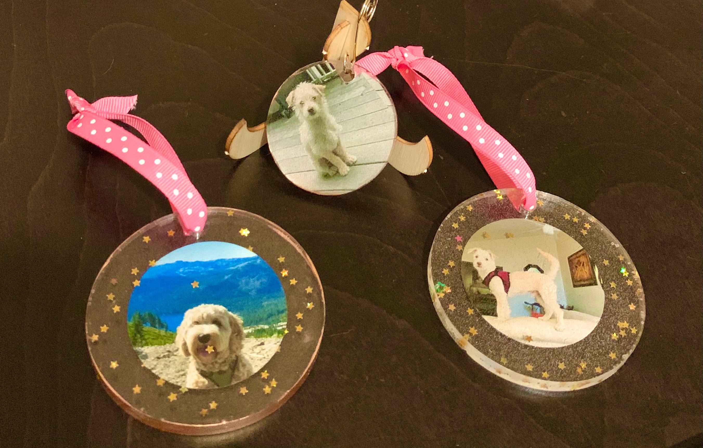 Personalized Resin Picture Ornament Etsy