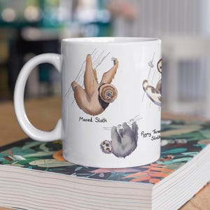 Faultiere der Welt 11oz Keramikbecher