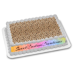 Leopard Sugar Sheets 