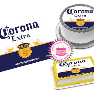 Beer Label Edible Image Icing Frosting Sheet #COR-1  Topper (70 sizes)