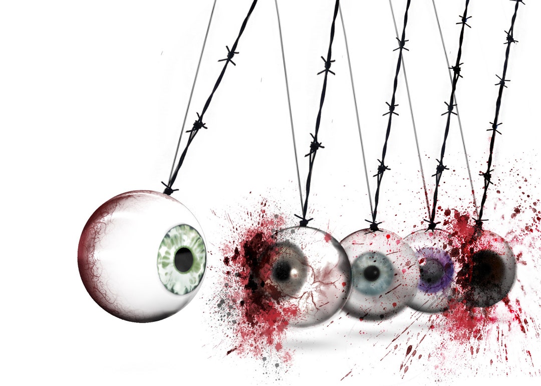 Eye Saac Eye-saac Newton’s Cradle… - Etsy