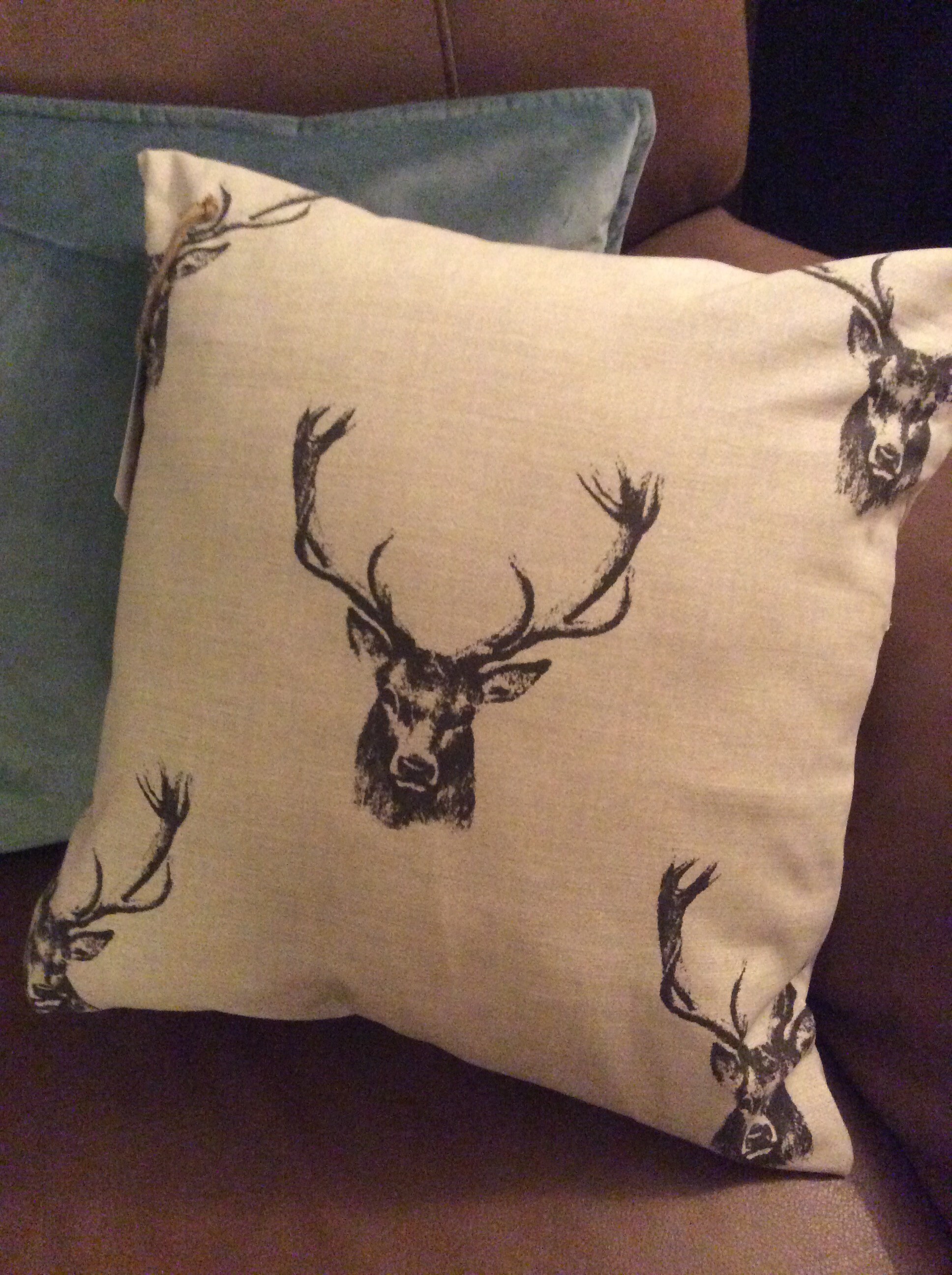 Stag Cushion Etsy UK