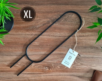Treillis pour plante d'intérieur en forme de cercle, Support pour plante d'intérieur, Treillis pour plantes d'intérieur, Taille XL, Treillis noir, Imprimé 3D