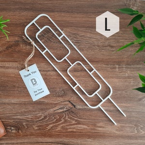 Rectangular Indoor Houseplant Trellis, Plant Trellis For Indoor Plant, Houseplant Stake, L Size, White Trellis, 3D Printed