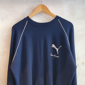 Blauwe puma trui Etsy Nederland