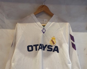 L Vintage trui Real Madrid #4 otaysa, 1990/91